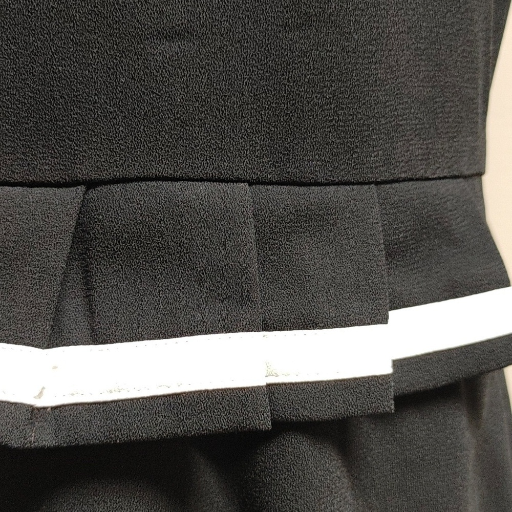 G2000 Women Black with White Trim LBD Dress 38 - Picture 15 of 17